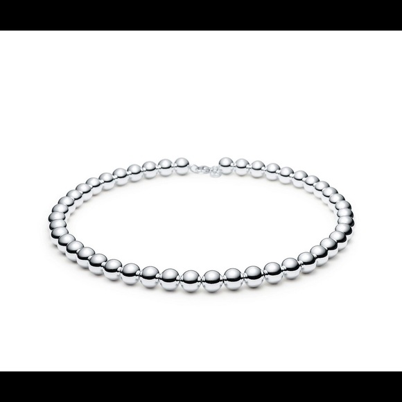 Tiffany & Co Silver Ball Necklace - Picture 1 of 4